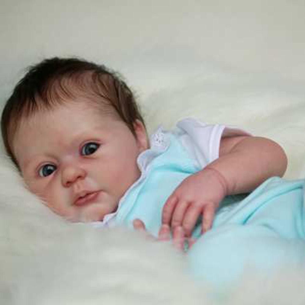 Realistic 21'' Sweet Blom Reborn Baby Doll Girl Toy