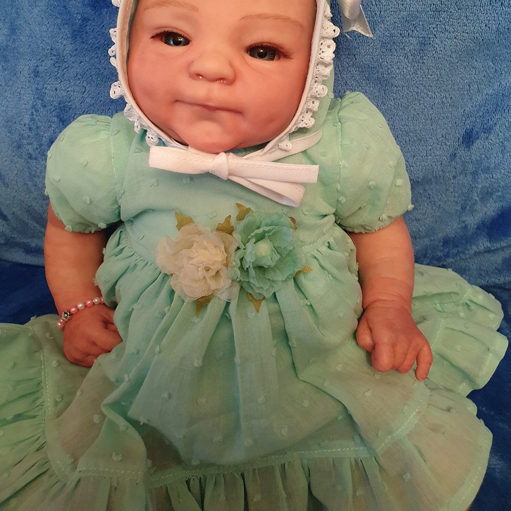 17 inch little RealisticAngle reborn baby baby doll