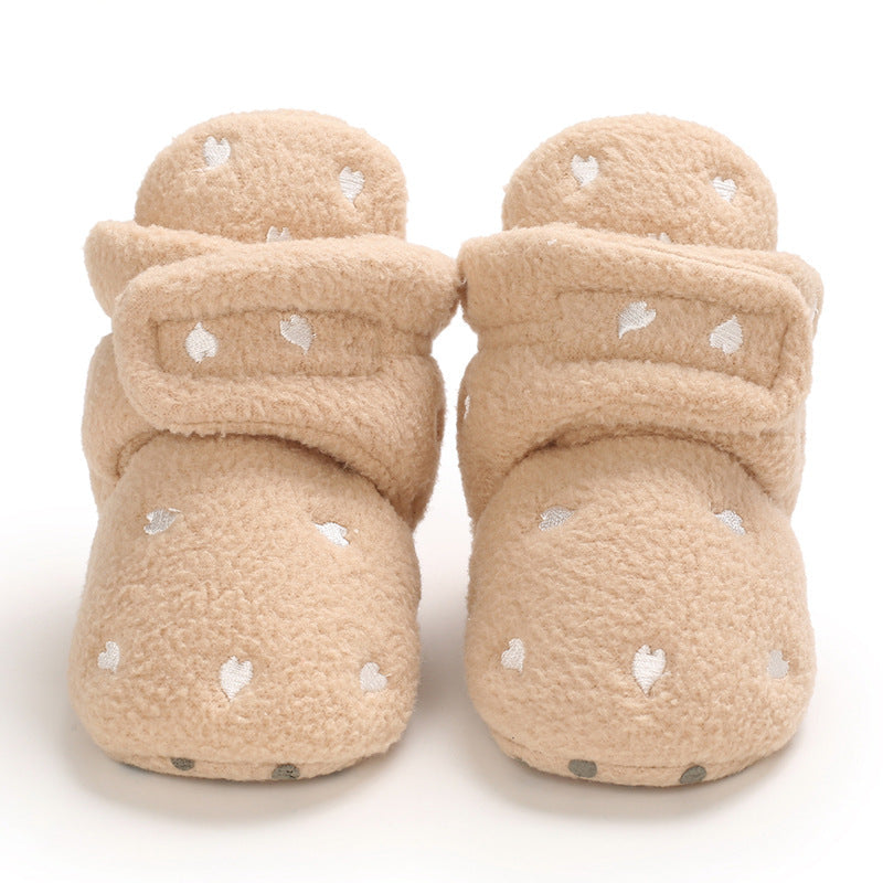 Cute Plush Soft Soles Shoes for 20-24 Inches Reborn Dolls