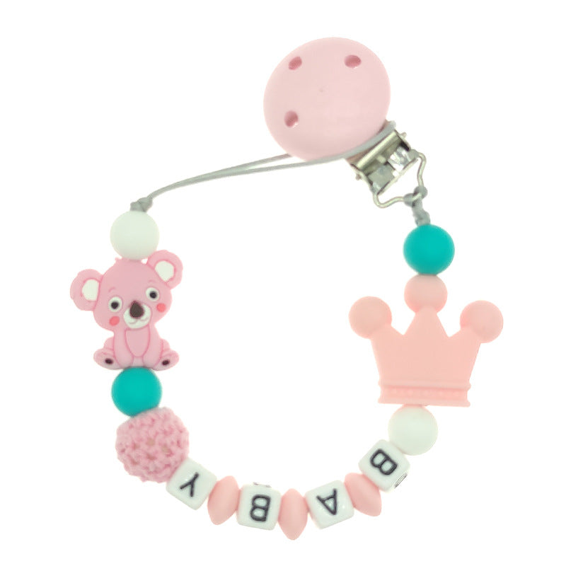 Cute Multicolor Silicone Pacifier Chain