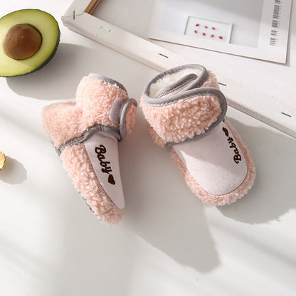 Lovely Plush Soft Soles Shoes for 20-24 Inches Reborn Dolls