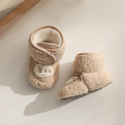 Lovely Plush Soft Soles Shoes for 20-24 Inches Reborn Dolls