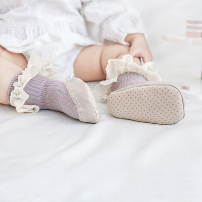 Middle Tube Anti-Drop Lace Shoes for 17-24 Inches Reborn Dolls