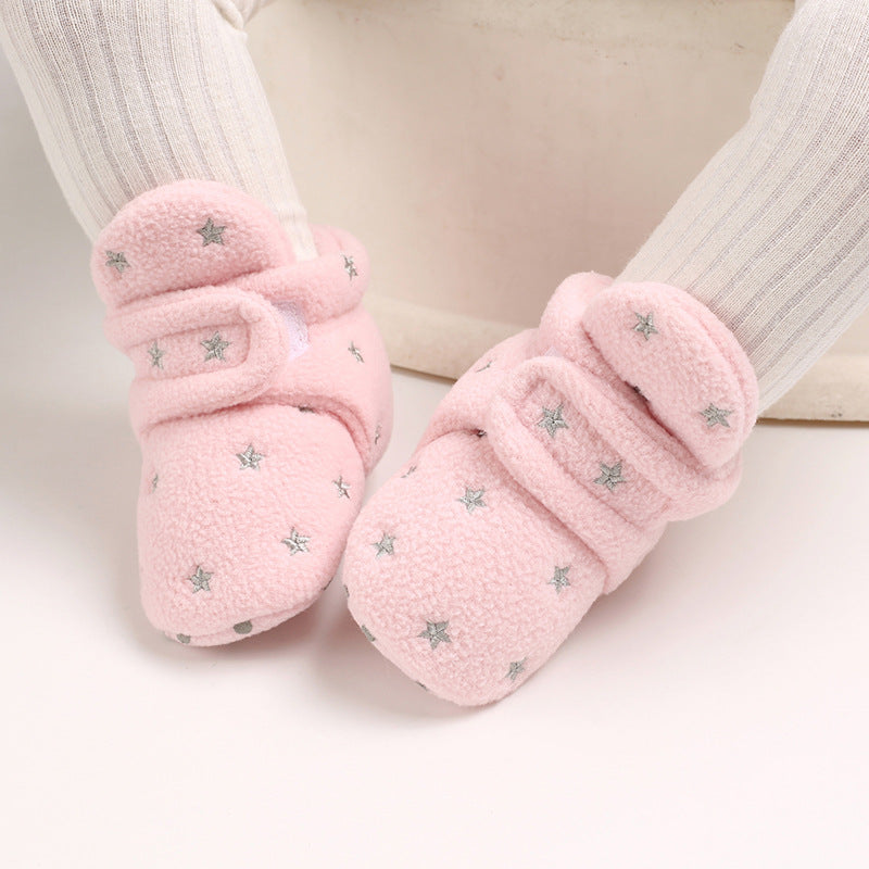 Cute Plush Soft Soles Shoes for 20-24 Inches Reborn Dolls