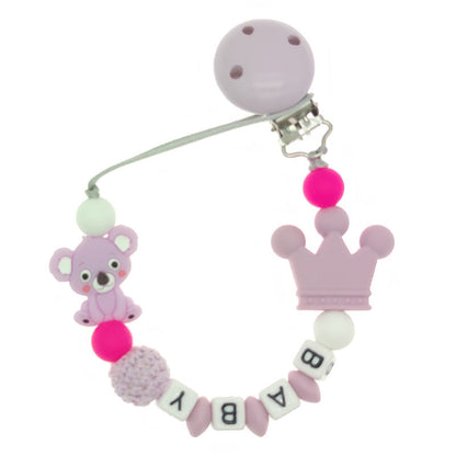 Cute Multicolor Silicone Pacifier Chain