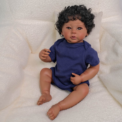 20Inch Doll Raven Black Skin Color Baby