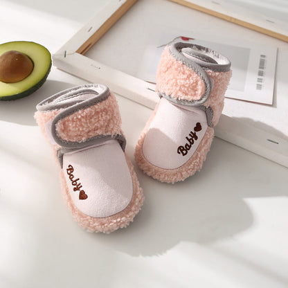 Lovely Plush Soft Soles Shoes for 20-24 Inches Reborn Dolls