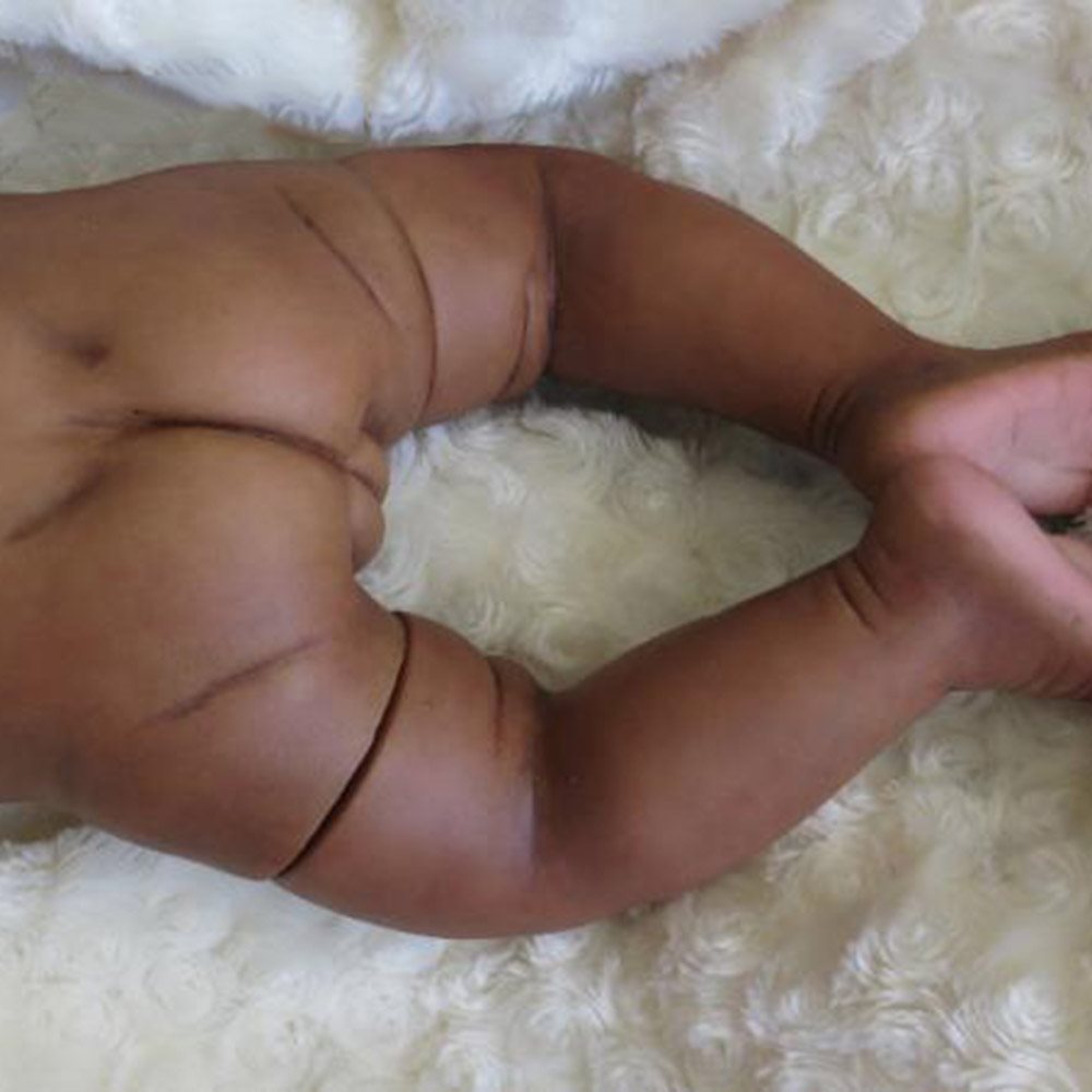 20 inch Realistic African American reborn baby baby doll