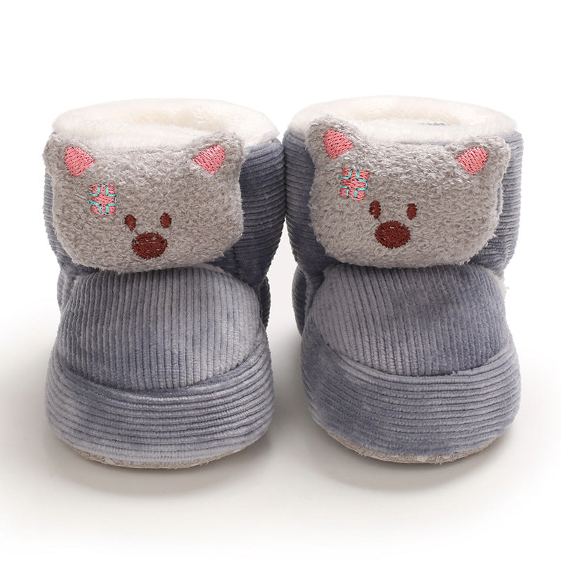 Cute Plush Soft Soles Shoes for 20-24 Inches Reborn Dolls