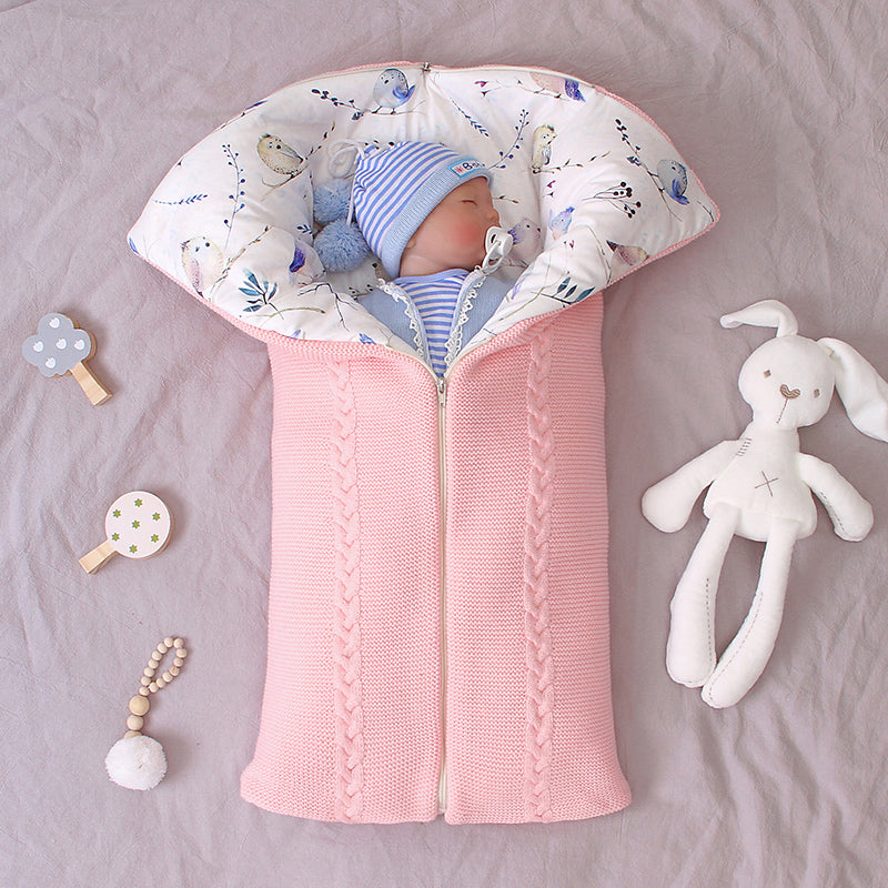 Thickened Zipper Sleeping Bag For 16-24 Inches Reborn Dolls