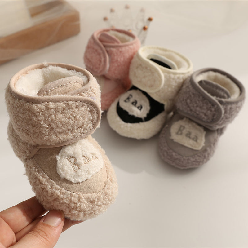 Lovely Plush Soft Soles Shoes for 20-24 Inches Reborn Dolls