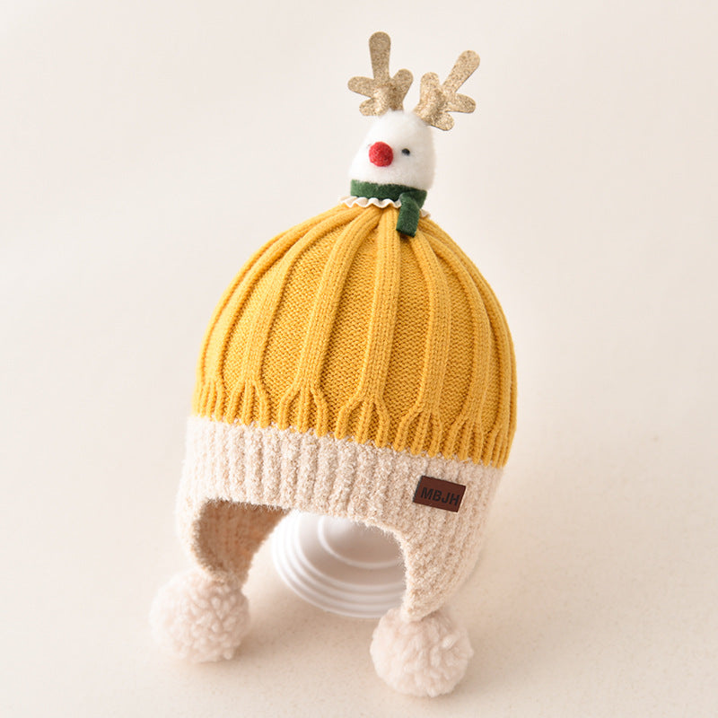 Cute Elk Christmas Hats for 20-23 Inches Reborn Dolls