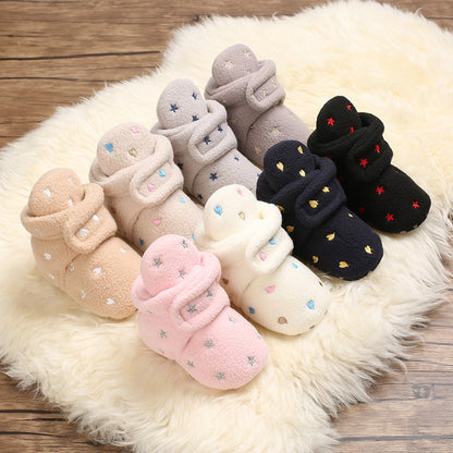 Cute Plush Soft Soles Shoes for 20-24 Inches Reborn Dolls