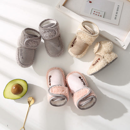 Lovely Plush Soft Soles Shoes for 20-24 Inches Reborn Dolls