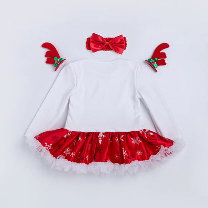 4-Piece Cute Christmas Dress for 21/22/23 Inches Reborn Dolls