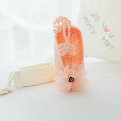 Lace Soft-soled Knitted Shoes for 17-24 Inches Reborn Dolls