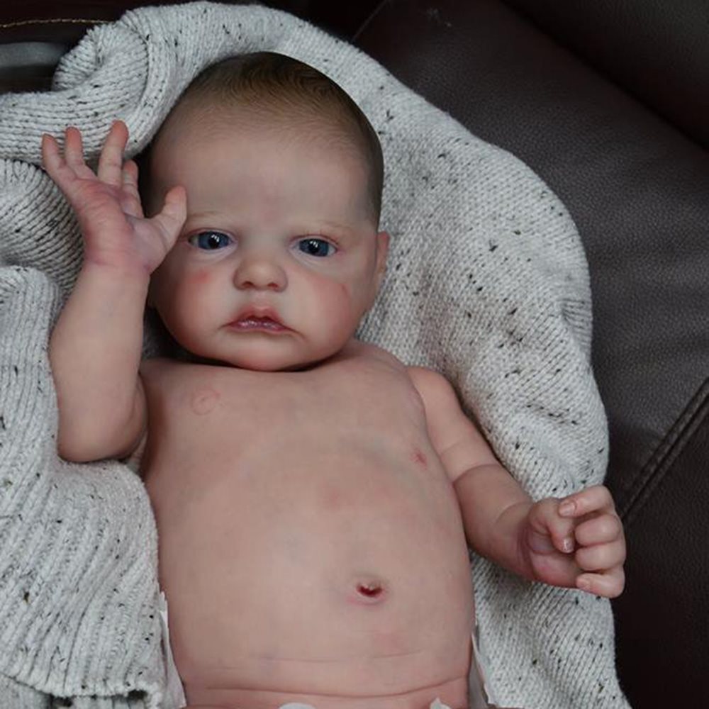 21'' Reborn Baby Girl Bruce, Realistic Lifelike Handmade
