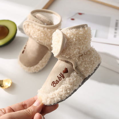 Lovely Plush Soft Soles Shoes for 20-24 Inches Reborn Dolls