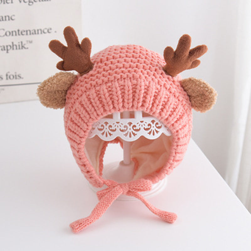 Cute Antlers Christmas Hats for 20-23 Inches Reborn Dolls