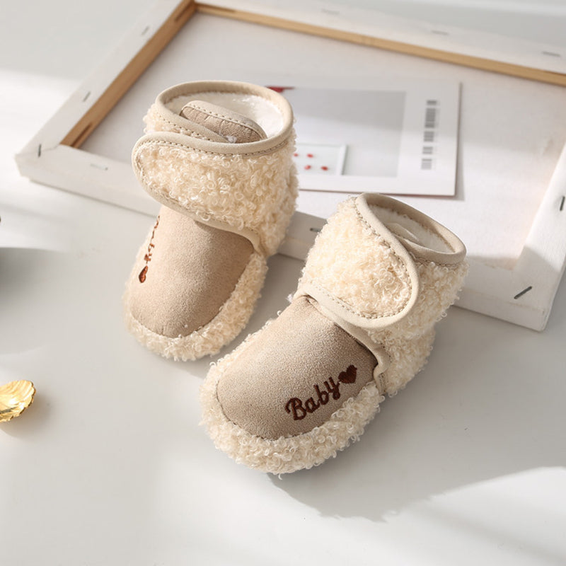 Lovely Plush Soft Soles Shoes for 20-24 Inches Reborn Dolls