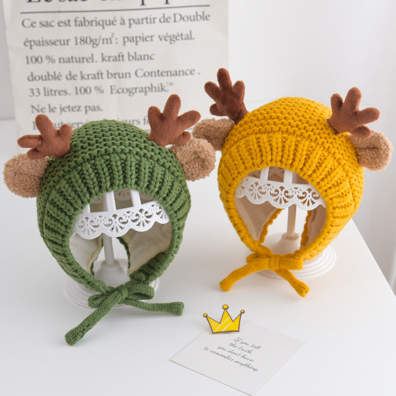 Cute Antlers Christmas Hats for 20-23 Inches Reborn Dolls
