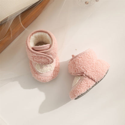 Lovely Plush Soft Soles Shoes for 20-24 Inches Reborn Dolls