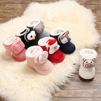 Cute Plush Soft Soles Shoes for 20-24 Inches Reborn Dolls