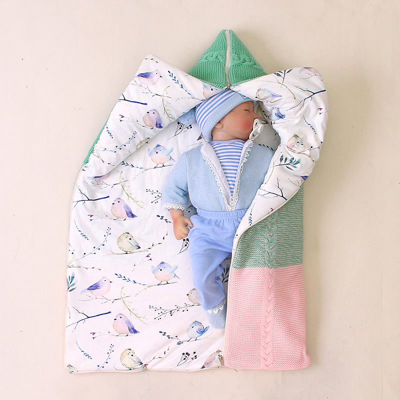 Thickened Zipper Sleeping Bag For 16-24 Inches Reborn Dolls
