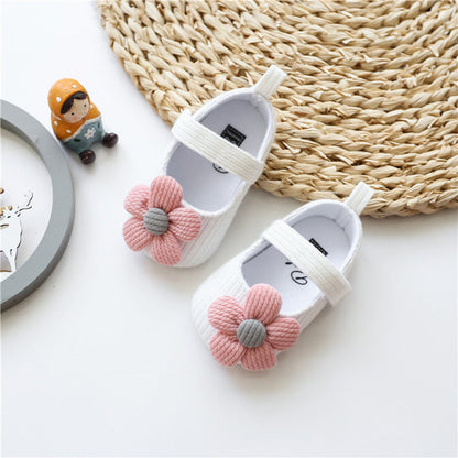 Lovely Flower Soft Soles Shoes for 20-24 Inches Reborn Dolls