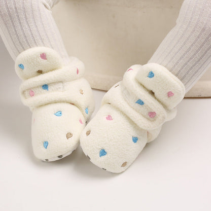 Cute Plush Soft Soles Shoes for 20-24 Inches Reborn Dolls