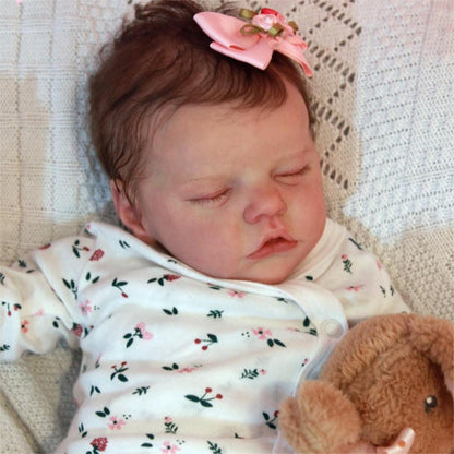 17" Extremely Flexible Silicone Reborn Baby Doll Girl Shemy