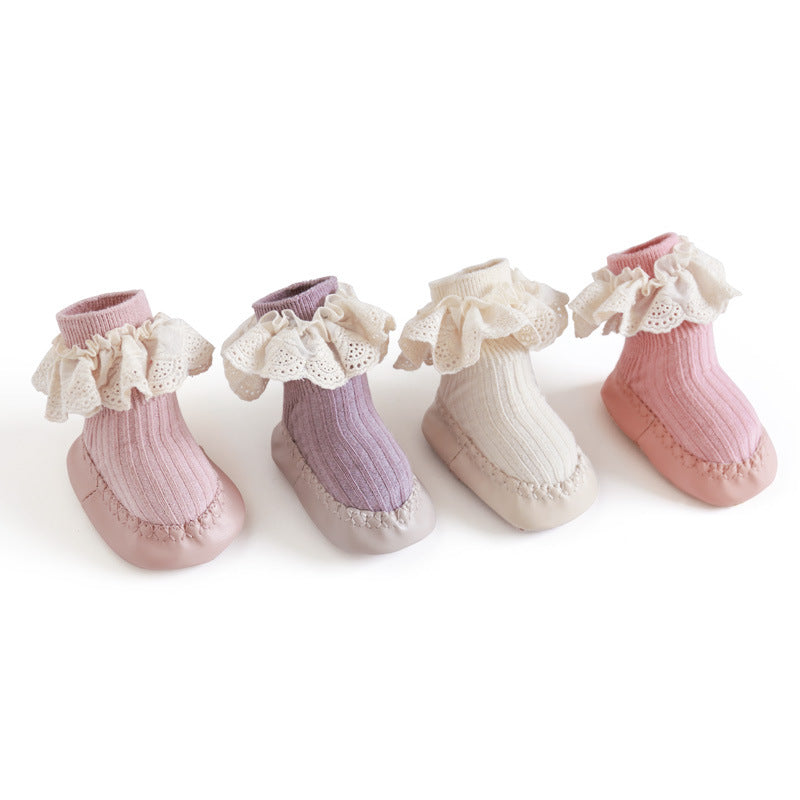 Middle Tube Anti-Drop Lace Shoes for 17-24 Inches Reborn Dolls