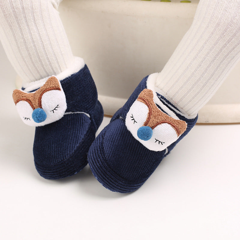 Cute Plush Soft Soles Shoes for 20-24 Inches Reborn Dolls