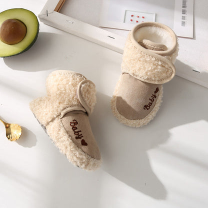 Lovely Plush Soft Soles Shoes for 20-24 Inches Reborn Dolls